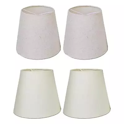 2 Pcs Chandelier Shade Ceiling Lampshade Removable Cloth Fabric Lampshade • £13.49