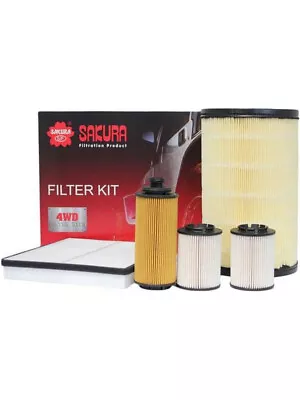 Sakura 4x4 Filter Service Kit Fits Holden Colorado 2.8 RG TD (U143CK) (K-65010) • $94.90