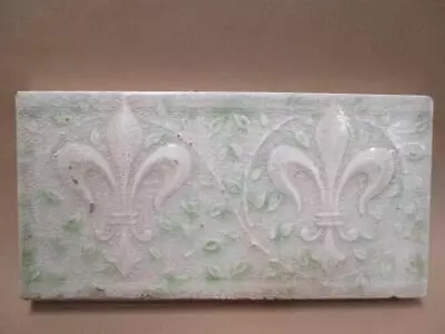 Tile Majolica Art Nouveau Art Deco A.E Tile Co Border Tile Antique • $12.16