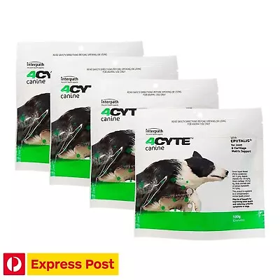 4CYTE Canine Joint Support For Dogs 4 X 100g On Sale • $270