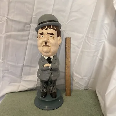 70s Vintage Hardy 17   Chalk Ware/Plaster Caricature Statue   H1 • £48.20