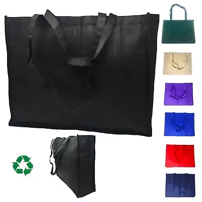 Extra Large Reusable Grocery Shopping Tote Bags Recycled Eco Friendly 20  • $8.95