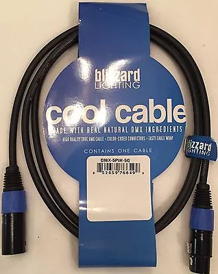 Blizzard DMX-5PIN-5Q  Cool Cable  5' DMX 22 Gauge Cable 5-pin XLR Ends • $9.99