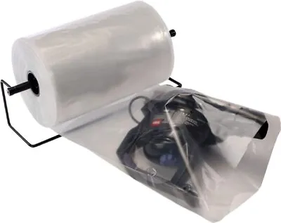 Clear Poly Tubing Tube Plastic Bag Polybags Custom Bags On A Roll 4 Mil • $273.78