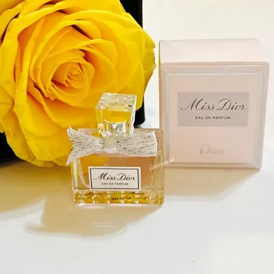 NIB {Dior} Miniature Miss Dior Eau De Parfum - 0.17 Fl Oz/ 5 Ml - Travel Size • $19.91