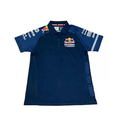 Red Bull Holden Racing Polo Shirt Womens Size 10 Blue Motorsports Team Top • $69.95