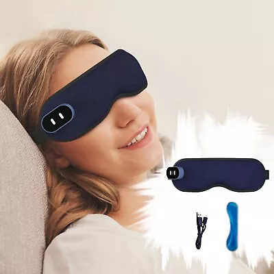 Smart Electric Magnetic Suction Eye Massager Cold Hot Compress Vibrating Eye Mas • $7.39