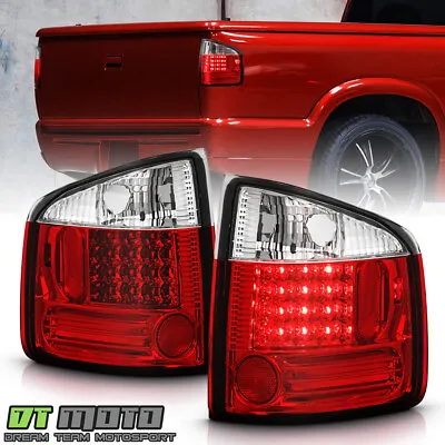 94-04 Chevy S10 Gmc Sonoma Led Perform Red Clear Tail Lights Left+Right • $128.99