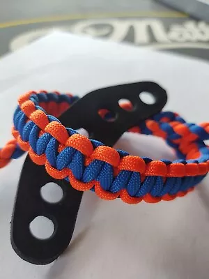 Neon Orange And Royal Blue Archery Bow Wrist Strap Bling Sling Free Ship • $14.50