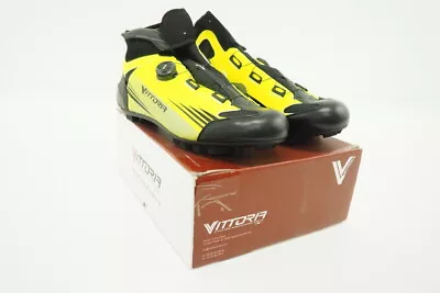 NEW Vittoria Polar MTB Winter Cycling Shoes Yellow Boa Dial Primaloft 48 EU US14 • $89.99