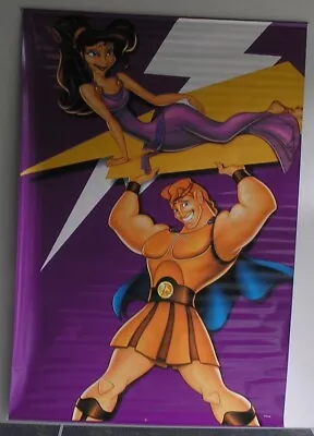 Original Disney Hercules Vinyl Movie Banner Poster Double Sided • $135