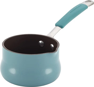 £27.33 • Buy Rachael Ray Cucina Nonstick Butter Warmer/Small Saucepan, 0.75 Quart, Agave Blue