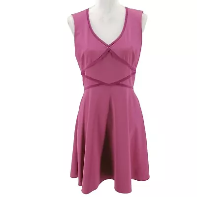 Z Spoke By Zac Posen Magenta Purple Sleeveless Dress EUC Size 8 • $50