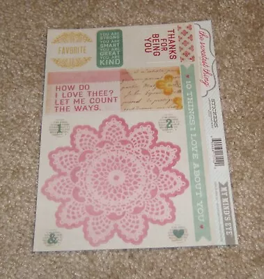 My Mind's Eye Sticker Sheet ~  The Sweetest Thing  Lavender • $0.99