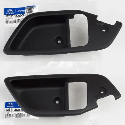 Genuine 03-08 Tiburon Coupe Door Handle Bezel L&R Side 82611-2C000LK 21 For Hyu • $24.98