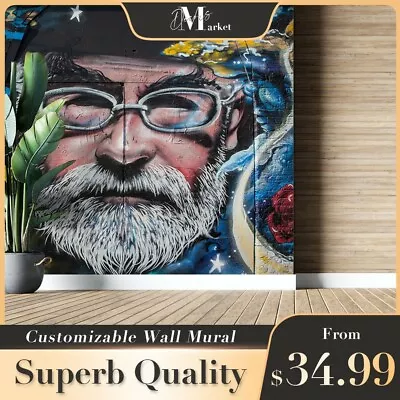 The Dude Graffiti 3D Wall Mural Removable Bedroom Wallpaper Murals • $34.99