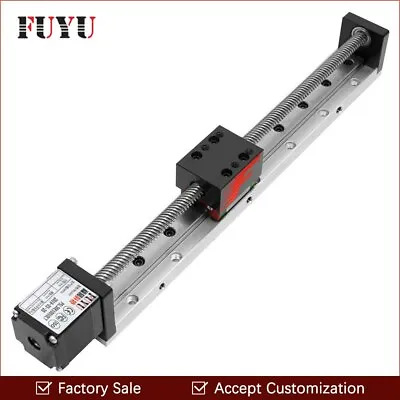 Mini Linear Guide Rail Stage Actuator CNC Screw Motion Slide Nema Stepper Motor • $135