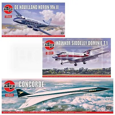 £19.14 • Buy Airfix Vintage Classics Model Plane Kit Hawker Siddeley Havilland Heron Concorde