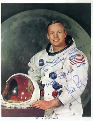 NEIL ARMSTRONG Signed Photo Apollo XI Astronaut 1st Man On The Moon - Preprint • £6