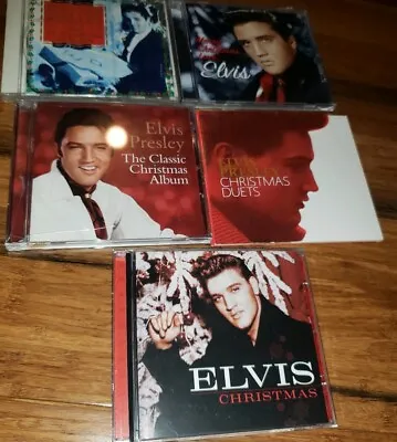 Love ELVIS PRESLEY Classic Merry CHRISTMAS Albums Records Duets Lot 5 • $39.99