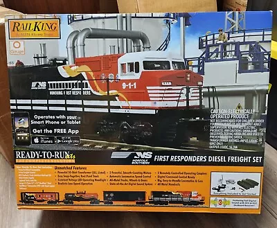 MTH 30-4239-1 Norfolk Southern First Responders Dash-8 Diesel RTR Train Set NIB! • $599.95