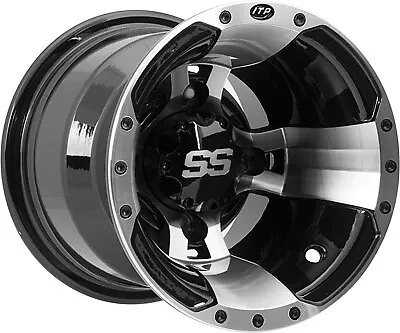 ITP SS112 Sport ATV Wheel Rear 9x8 Machined W/Black Fits 08-12 0928385404B 9 X 8 • $122.02