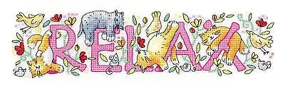 £16.25 • Buy Heritage Crafts Cross Stitch Kit - Relax, Cats 