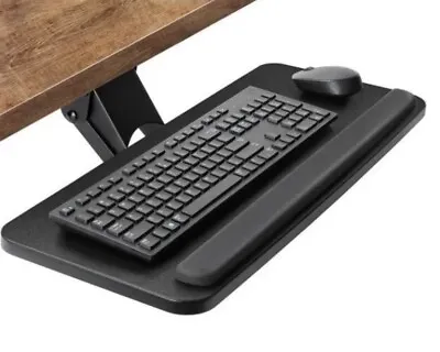 HUANUO Keyboard Tray Under Desk 360 Adjustable Sliding Keyboard Mouse Tray 25  • $47.50