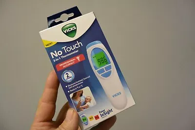 Vicks No Touch 3 In 1 Forehead Thermometer Body / Food / Bath Vnt200us O/b • $14.65