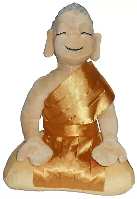 Buddha Garden 10  Meditating Peace Plush Doll Toy Tibet Gold • $35