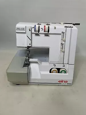 Elna Lock Pro 4 DE Overlock Machine 110V Used (G-37) • $319