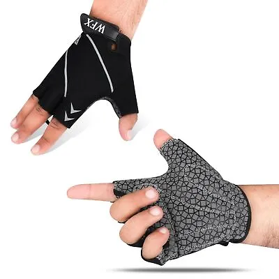 £5.60 • Buy WFX Fitness Gloves Weight Lifting Training GYM Body Building Palm Padded Gloves 