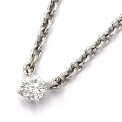 Cartier Love Support Necklace K18Wg Diamond White Gold Single Jewelry • $1655