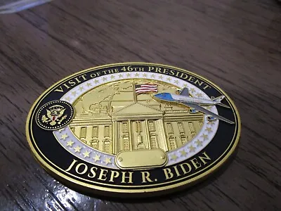 POTUS Joseph Biden Visit To Vatican City 2021 Pope Francis  Challenge Coin #968Q • $50.99
