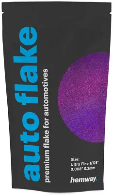 Hemway Purple Holographic Auto Car Glitter Paint Spray Metal Flakes 100g 0.008  • $16.10