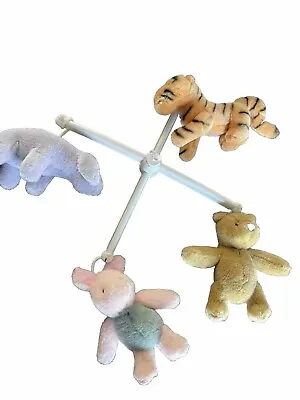 Classic Winnie The Pooh Disney Deluxe Musical Mobile Nursery Baby Stuffy • $45.95