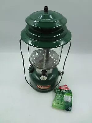 Coleman Double Mantel Lantern Model 220-228F Green 1968 Works • $29.99
