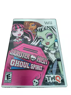 Nintendo Monster High Ghoul Spirit (Nintendo Wii 2011) Tested Works. • $11.55