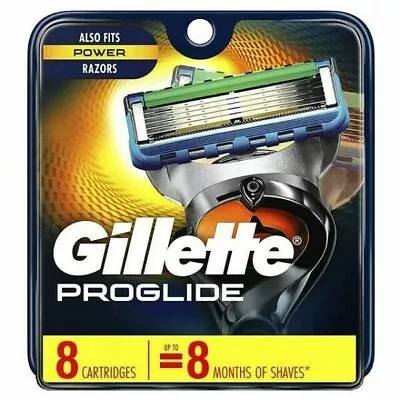 Gillette Proglide Packs Of 8 Cartridges New Factory Sealed • $25.99