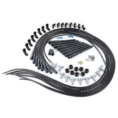 MSD Spark Plug Wires 8.5mm Black Straight Boots Fits Dodge 426 Hemi 31523 • $297.95