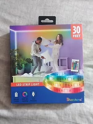 30FT  RGB LED Strip Lights With Remote  • $24