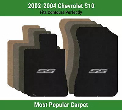 Lloyd Ultimat Front Row Carpet Mats For '02-04 Chevrolet S10 W/SS Graphite Logo • $160.99