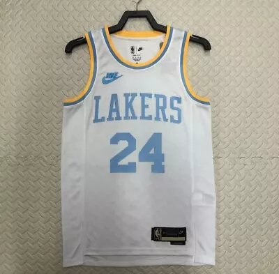 Kobe Bryant #24 Los Angeles Lakers White Blue 2023 City Jersey NWT All Sizes Men • $60.90