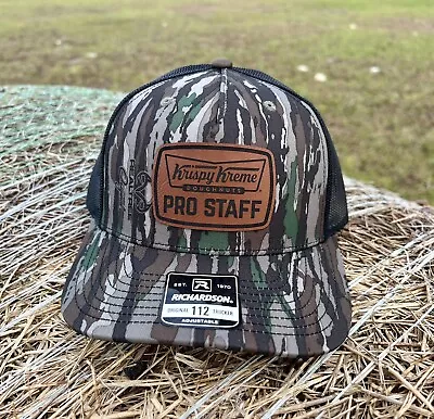 🔥🔥 Krispy Kreme Pro Staff 🔥🔥 Leather Patch - Richardson 112 Realtree Camo • $26.99