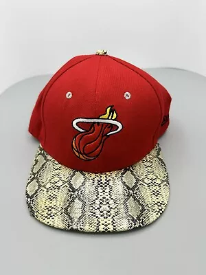 Miami Heat Hat Dwyane Wade Snakeskin New Era 9FIFTY Snapback • $30