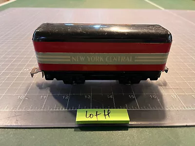 Marx O Train New York Central CUSTOM PAINTED RED Tender Tin Litho 4 Wheel LOT H • $18.95