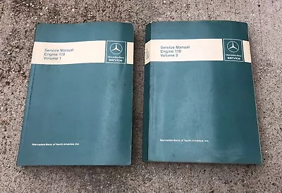 Mercedes Benz Service Manual Engine M110 Volume 1 & 2 280e 280s 280sl W116 R107 • $98.99