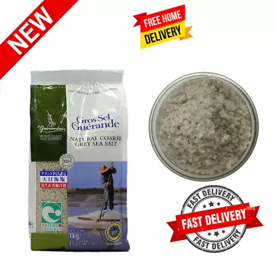 Le Guerandais Celtic Coarse Grey Sea Salt In 1kg Bags 1x Hand  In Guerand • £6.99