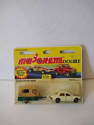 Rare Majorette 1/64 #311 Sedan And Horse Trailer Nos • $19.99