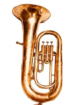 Vintage Chris Kratt GERMANY Baritone 3 Valve Baritone Tuba W Case • $399